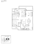 Lattice one 3 bedroom floor plan type C2-P