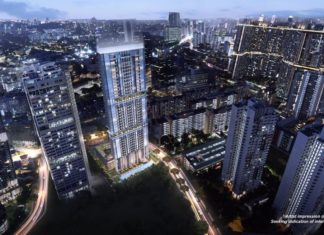 Sky Everton night view shot