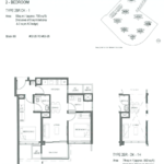 Parc Clematis 2 bedroom dual key floor plan