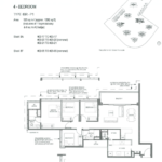 Parc Clematis 4 BR floor plan