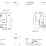 Riviere at Jiak Kim floor plan – 2 bedroom