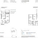 Riviere at Jiak Kim floor plan – 2 br