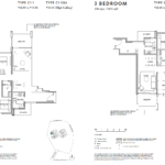Riviere at Jiak Kim floor plan – 3 bedroom