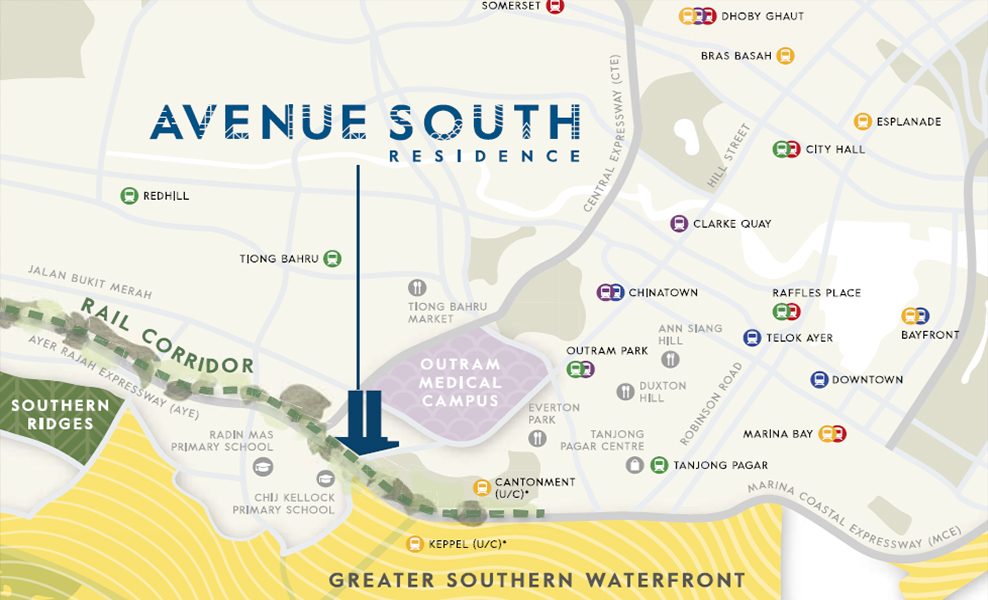 Avenue-South-Residence-Location-map-Singapore Avenue-South-Residence-Location-map-Singapore